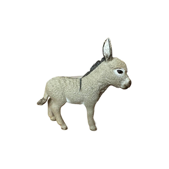 Schleich Gray Donkey Baby Foal 13746 Toy Animal Figure Figurine 2013 - Picture 1 of 1